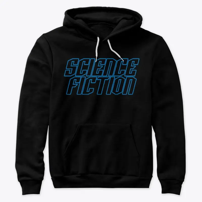 Science Fiction Glowing Blue Text Design