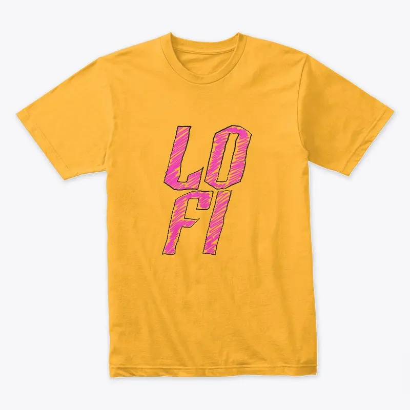 Illustrated LoFi , Pink Text on Yellow